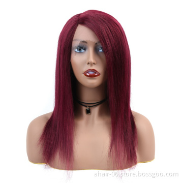 fast selling products in south africa, thick raw indian hair 99j color human hair wigs